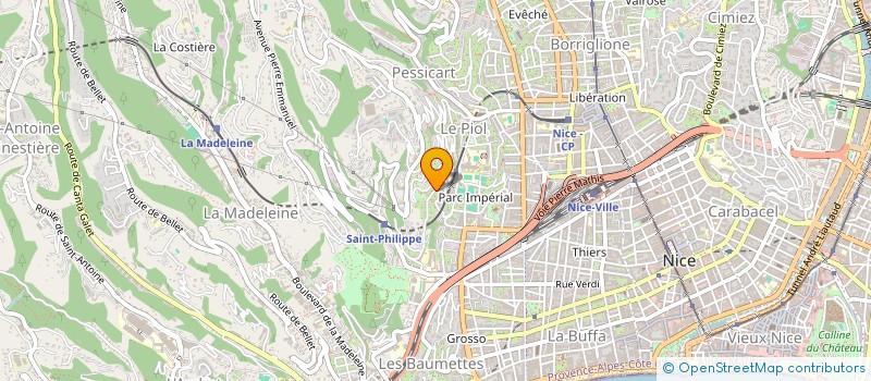 localisation de l'entreprise COPROPRIETE RESIDENCE PRIMEROSE à NICE