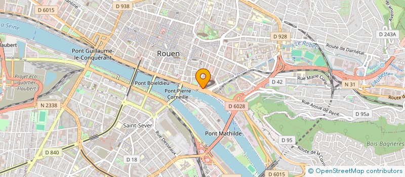 localisation de l'entreprise COPROPRIETE RESIDENCE QUAI DE PARIS à ROUEN