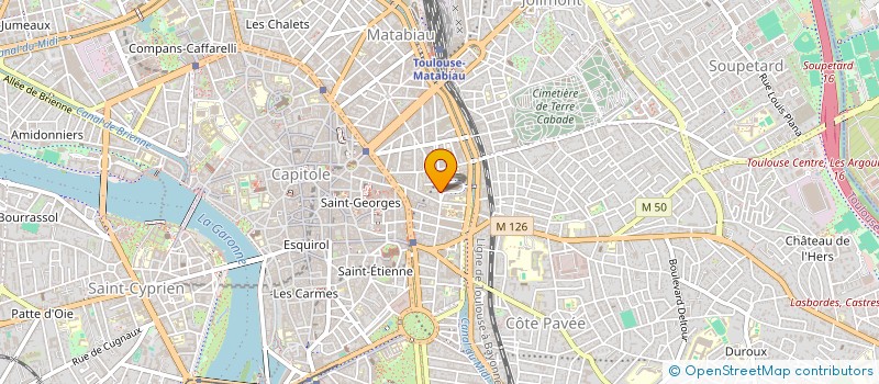 localisation de l'entreprise COPROPRIETE RESIDENCE RIQUET à TOULOUSE