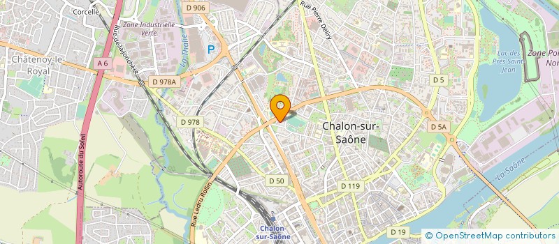 localisation de l'entreprise COPROPRIETE RESIDENCE ROCADE GARIBALDI  CHALON-SUR-SAONE