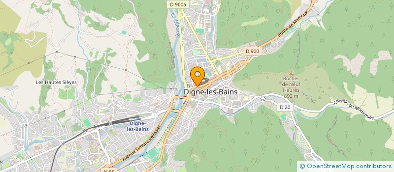 localisation de l'entreprise COPROPRIETE RESIDENCE ROCHEBRUNE BT B à DIGNE-LES-BAINS