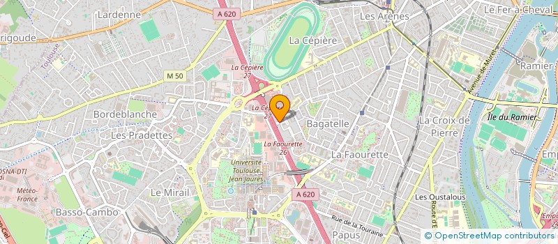localisation de l'entreprise COPROPRIETE RESIDENCE RONSARD II à TOULOUSE