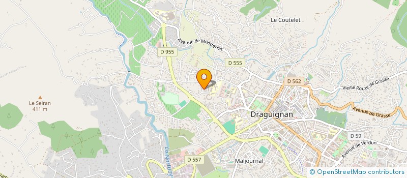 localisation de l'entreprise COPROPRIETE RESIDENCE SAINT RAPHAEL  DRAGUIGNAN