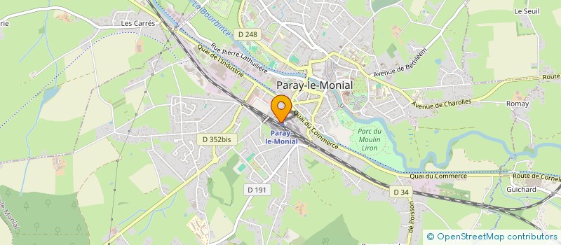 localisation de l'entreprise COPROPRIETE RESIDENCE SAINT ROCH  PARAY-LE-MONIAL