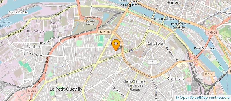 localisation de l'entreprise COPROPRIETE RESIDENCE SAINT-SEVER à ROUEN