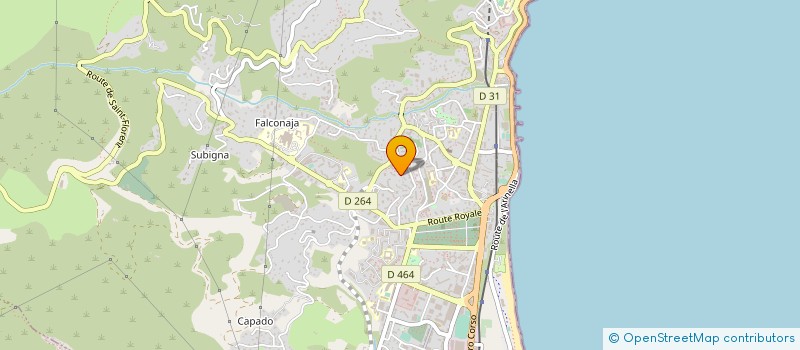 localisation de l'entreprise COPROPRIETE RESIDENCE SIROCCO à BASTIA