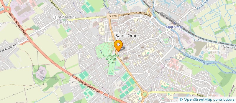 localisation de l'entreprise COPROPRIETE RESIDENCE ST ELOI  SAINT-OMER