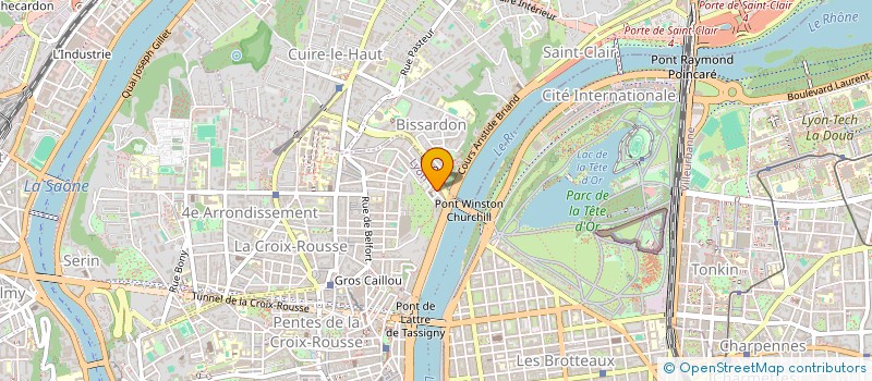 localisation de l'entreprise COPROPRIETE RESIDENCE TETE D OR  LYON