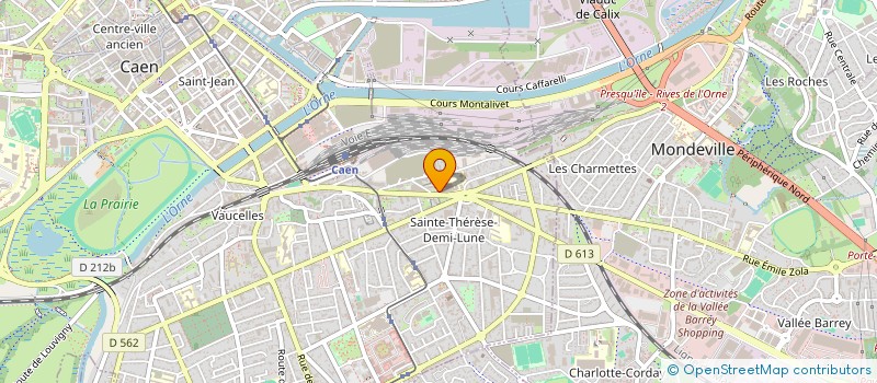 localisation de l'entreprise COPROPRIETE RESIDENCE VALMY à CAEN