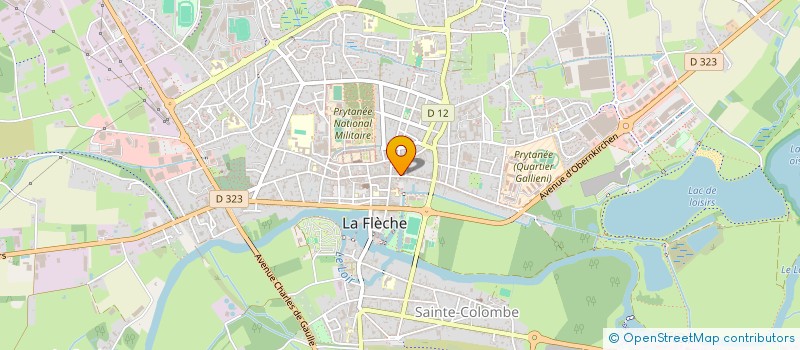 localisation de l'entreprise COPROPRIETE RESIDENCE VERNEVELLE  LA FLECHE