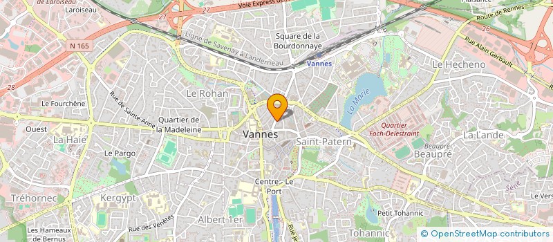 localisation de l'entreprise COPROPRIETE RESIDENCE VICTOR HUGO BAT B à VANNES