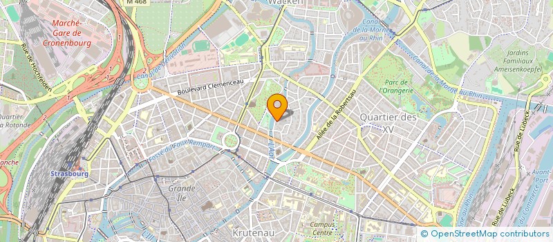 localisation de l'entreprise COPROPRIETE RESIDENCE VILLA CONTADES à STRASBOURG