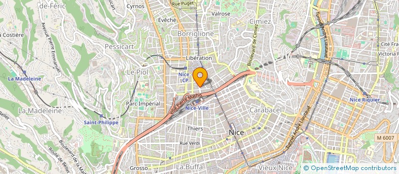 localisation de l'entreprise COPROPRIETE  RESIDENCE VILLENEUVE  NICE
