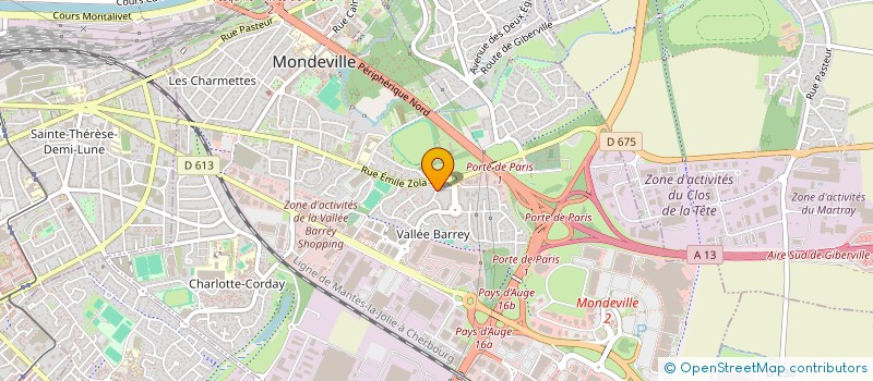 localisation de l'entreprise COPROPRIETE RESIDENCE VILVADI  MONDEVILLE