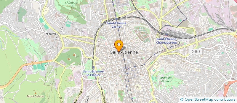 localisation de l'entreprise COPROPRIETE RESISTANCE  SAINT-ETIENNE