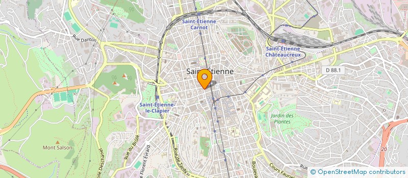 localisation de l'entreprise COPROPRIETE RESISTANCE  SAINT-ETIENNE