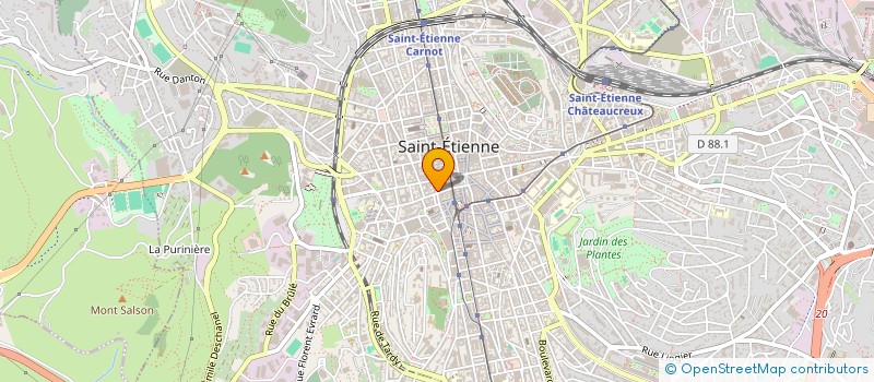 localisation de l'entreprise COPROPRIETE RESISTANCE  SAINT-ETIENNE