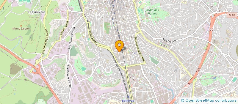 localisation de l'entreprise COPROPRIETE REYMOND  SAINT-ETIENNE