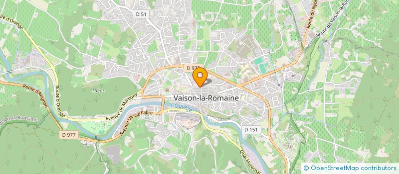 localisation de l'entreprise COPROPRIETE RICHAUD  VAISON-LA-ROMAINE