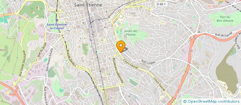 localisation de l'entreprise COPROPRIETE RICHMOND  SAINT-ETIENNE