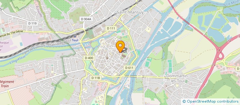 localisation de l'entreprise COPROPRIETE RIGNY 16  TOUL