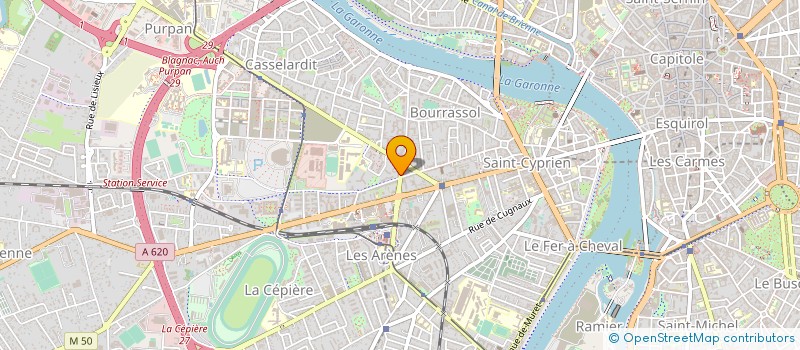 localisation de l'entreprise COPROPRIETE RIVE GAUCHE II à TOULOUSE