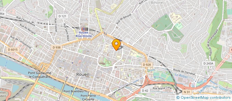 localisation de l'entreprise COPROPRIETE ROCHE à ROUEN