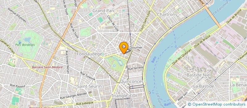 localisation de l'entreprise COPROPRIETE RODEL  BORDEAUX