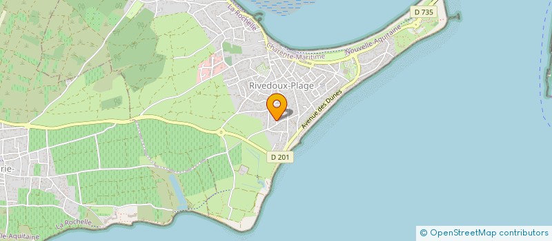 localisation de l'entreprise COPROPRIETE ROGER CHEVALIER  RIVEDOUX-PLAGE