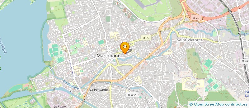 localisation de l'entreprise COPROPRIETE ROLAND GARROS à MARIGNANE