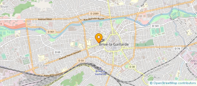 localisation de l'entreprise COPROPRIETE ROOSEVELT  BRIVE-LA-GAILLARDE