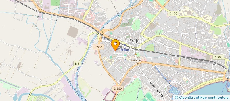 localisation de l'entreprise COPROPRIETE ROSE DES SABLES à FREJUS