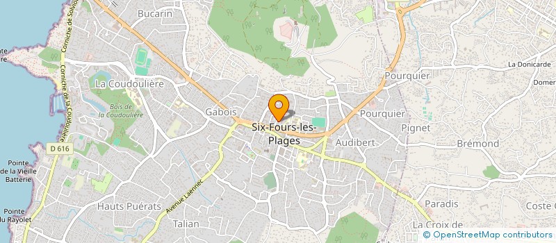 localisation de l'entreprise COPROPRIETE ROSERAIE à SIX-FOURS-LES-PLAGES