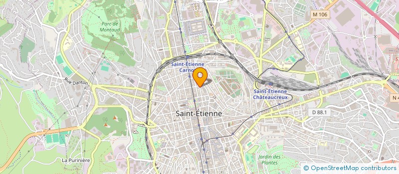 localisation de l'entreprise COPROPRIETE ROUGET DE LISLE  SAINT-ETIENNE