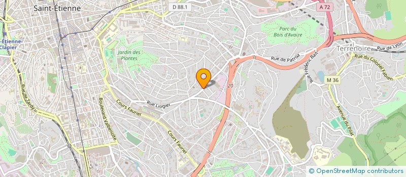 localisation de l'entreprise COPROPRIETE ROYAL PARC  SAINT-ETIENNE