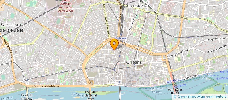 localisation de l'entreprise COPROPRIETE RUE BANNIER à ORLEANS