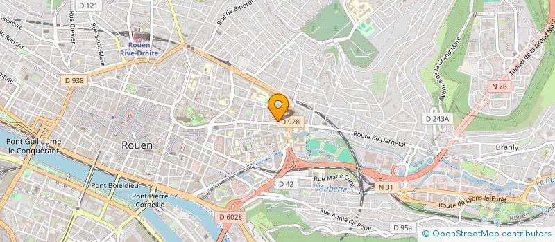 localisation de l'entreprise COPROPRIETE RUE DE LA ROSE à ROUEN