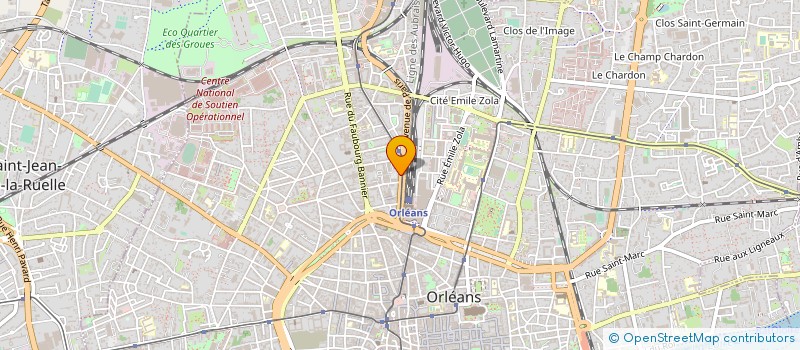 localisation de l'entreprise COPROPRIETE RUE DE PARIS  ORLEANS
