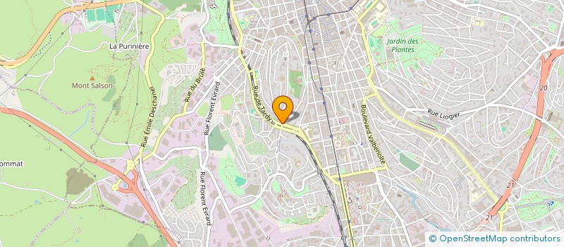 localisation de l'entreprise COPROPRIETE RUE DE TARDY  SAINT-ETIENNE