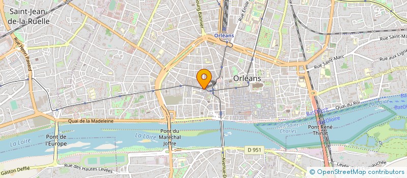 localisation de l'entreprise COPROPRIETE RUE DES CARMES à ORLEANS