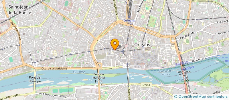 localisation de l'entreprise COPROPRIETE RUE DES CARMES à ORLEANS