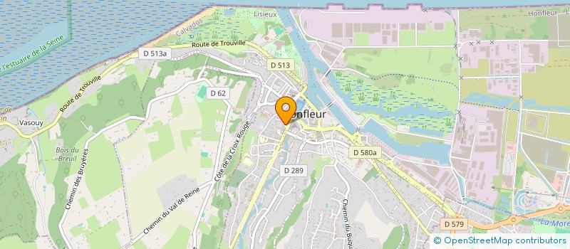 localisation de l'entreprise COPROPRIETE RUE DES PRES à HONFLEUR