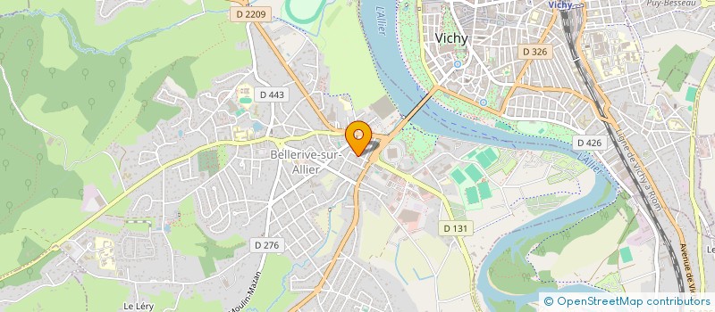 localisation de l'entreprise COPROPRIETE RUE GRAVIER  BELLERIVE-SUR-ALLIER