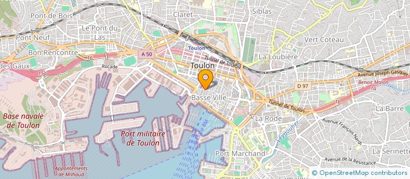 localisation de l'entreprise COPROPRIETE RUE PIERRE SEMARD NO 8  TOULON