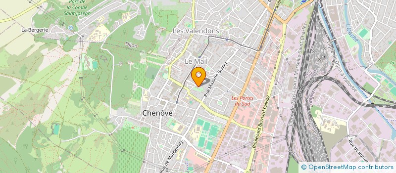 localisation de l'entreprise COPROPRIETE SACOOP UN  CHENOVE