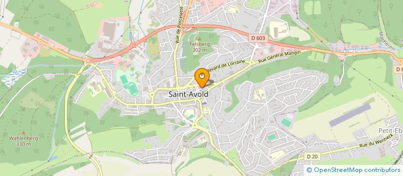 localisation de l'entreprise COPROPRIETE SAINT AVOLD MOULINS  SAINT-AVOLD