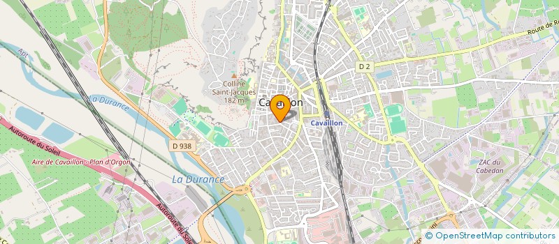 localisation de l'entreprise COPROPRIETE SAINT BENOIT  CAVAILLON