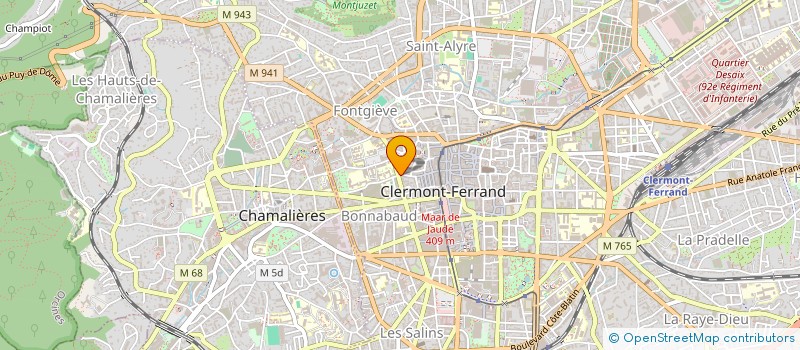 localisation de l'entreprise COPROPRIETE SAINT DOMINIQUE  CLERMONT-FERRAND