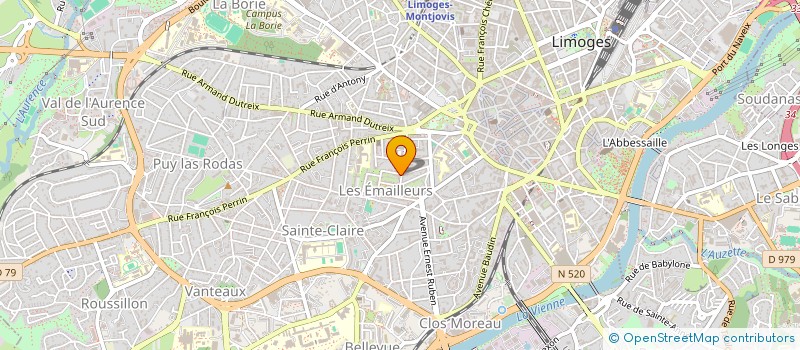 localisation de l'entreprise COPROPRIETE SAINT ELOI à LIMOGES