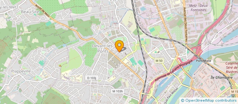 localisation de l'entreprise COPROPRIETE SAINT FIACRE 2 ET 3  METZ